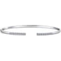 'Daily Luxe'18K White Gold Diamond Bangle