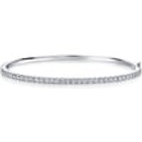 'Classics' 18K White Gold Diamond Bangle