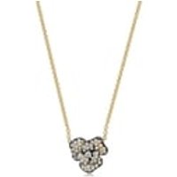 'Symphony' 18K Yellow & Black Gold Diamond Necklace
