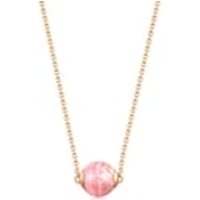'Cosmos' 18K Rose Gold Rhodochrosite Necklace
