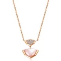 'Harmony' 18K Rose Gold Diamond Necklace