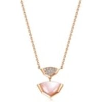 'Harmony' 18K Rose Gold Diamond Necklace