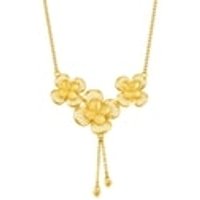 'Floral' 999.9 Gold Necklace