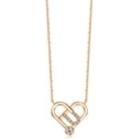 18K Rose Gold Diamond Necklace
