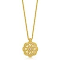 'The Oriental' 999 Gold Diamond Mandala Necklace