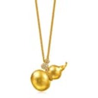 'The Oriental' 999 Gold Diamond Necklace