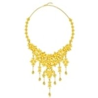 'Floral' 999 Gold Necklace