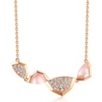 'Harmony' 18K Rose Gold Diamond Necklace