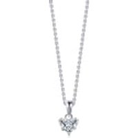 'Fancy Cut' 18K White Gold Diamond Pendant