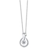 'Classics' 18K White Gold Diamond Pendant