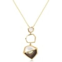 'Harmony' 18K Yellow Gold Mother of Pearl Pendant