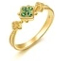 'The Art of Romance' 18K Yellow Gold Tsavorite Ring