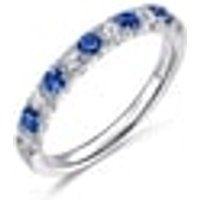 18K White Gold Sapphire Ring