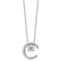 'Iconic' 18K White Gold Diamond Necklace