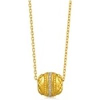 'The Oriental' 999 Gold Diamond Necklace