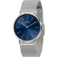 CLEOR Montre homme chronostar preppy en métal gris