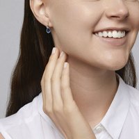 CLEOR 13% sur boucles d'oreilles en argent 9251000 et oxyde bleu