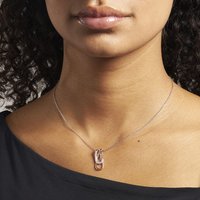 Promotion CLEOR 40% de réduction sur un collier en argent bicolore