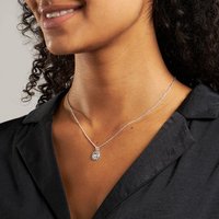Promotion CLEOR 40% de réduction sur le collier SOLIS en argent blanc