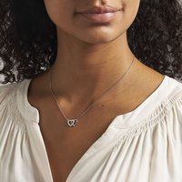 CLEOR 13% sur le collier argent 9251000 blanc et oxyde