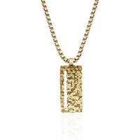 Promotion CLEOR 40% de réduction sur le collier IROKOI en acier jaune