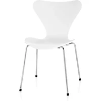 Fritz Hansen Fritz Hansen - Serie 7 Stuhl, Chrom / Esche weiß lackiert