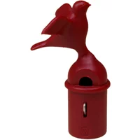 Alessi Alessi - Vogelförmige Flöte für Wasserkessel 9093 B, rot