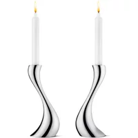 Georg Jensen Georg Jensen - Cobra Kerzenleuchter, 20 cm (2er-Set)