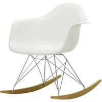 Vitra Vitra - Eames Plastic Armchair RAR RE, Ahorn gelblich / Chrom / weiß