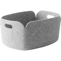 Muuto Muuto - Restore Aufbewahrungskorb 48 x 35 cm, grau melange