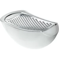 Alessi A di Alessi - Parmenide Käsereibe mit Dose, eisgrau