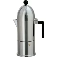 Alessi A di Alessi - La Cupola Espressomaschine 9095, 30 cl, aluschwarz
