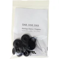 Vitra Vitra - Filzgleitersatz für Plastic Chair DSR, DAR und DKR, 4er-Set, basic dark