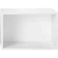 Muuto Muuto - Stacked System Regalmodul mit Rückwand, large / weiß