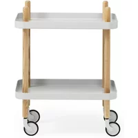 Normann Copenhagen Normann Copenhagen - Block Beistellwagen, Esche / hellgrau