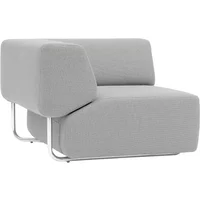 Softline Softline - Noa Modulsofa, Eckelement, Vision hellgrau (445)