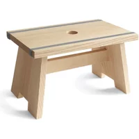 side by side side by side - Fußschemel Little Stool, blaugrau