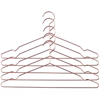 Hay HAY - Hang Kleiderbügel 5er-Set, kupfer