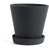 Hay HAY - Blumentopf mit Untersetzer L, schwarz