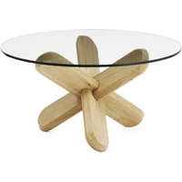 Normann Copenhagen Normann Copenhagen - Ding Couchtisch, Glas / Eiche
