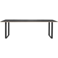 Muuto Muuto - 70/70 Esstisch, 225 x 90 cm, schwarz (Linoleum)