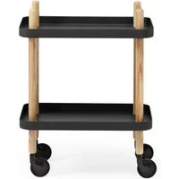 Normann Copenhagen Normann Copenhagen - Block Beistellwagen, Esche / schwarz