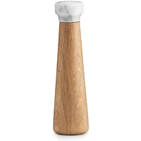Normann Copenhagen Normann Copenhagen - Craft Salzmühle groß, Eiche / Marmor weiß