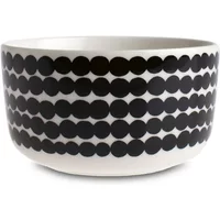 Marimekko Marimekko - Oiva Räsymatto Schale 500 ml, weiß / schwarz