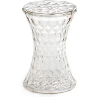 Kartell Kartell - Stone Beistelltisch und Hocker, transparent