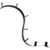 Kartell Kartell - Bookworm, kurzes Regal (09 / schwarz)