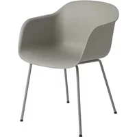 Muuto Muuto - Fiber Chair Tube Base, grau recycled