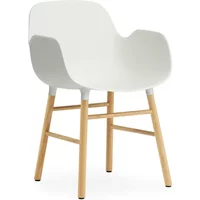 Normann Copenhagen Normann Copenhagen - Form Armlehnstuhl, Gestell Eiche / weiß