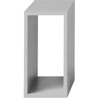 Muuto Muuto - Stacked System Regalmodul ohne Rückwand, small / hellgrau