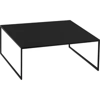 Hans Hansen Furniture Hans Hansen - Less H 15/2 Couchtisch, Kufengestell schwarz / HPL schwarz